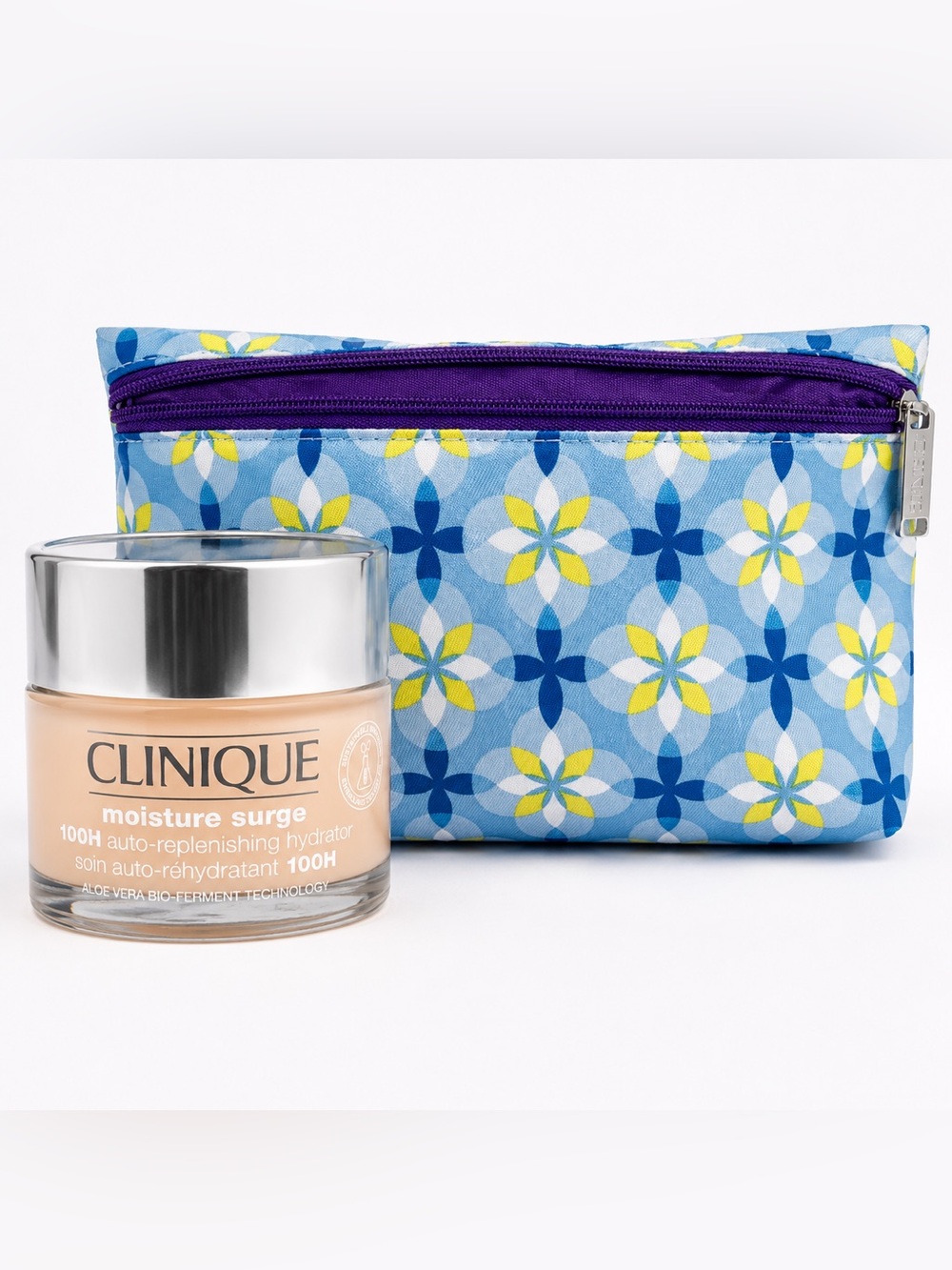 Clinique Moisture Surge 100H Auto-Replenishing Hydrator 2.5 Oz Full Size + Bag